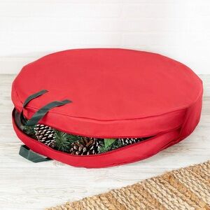 30 inch Wreath Storage Bag with Handles and Zipper - Honey Can Do